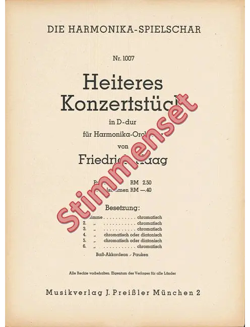 Heiteres Konzertstück in D